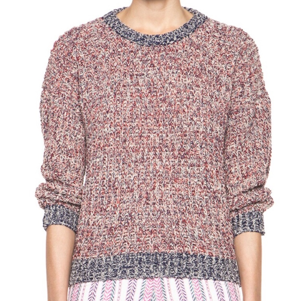 ISABEL MARANT ETOILE Maverick Americana Multi Color Sweater - Size 38 - Picture 2 of 9